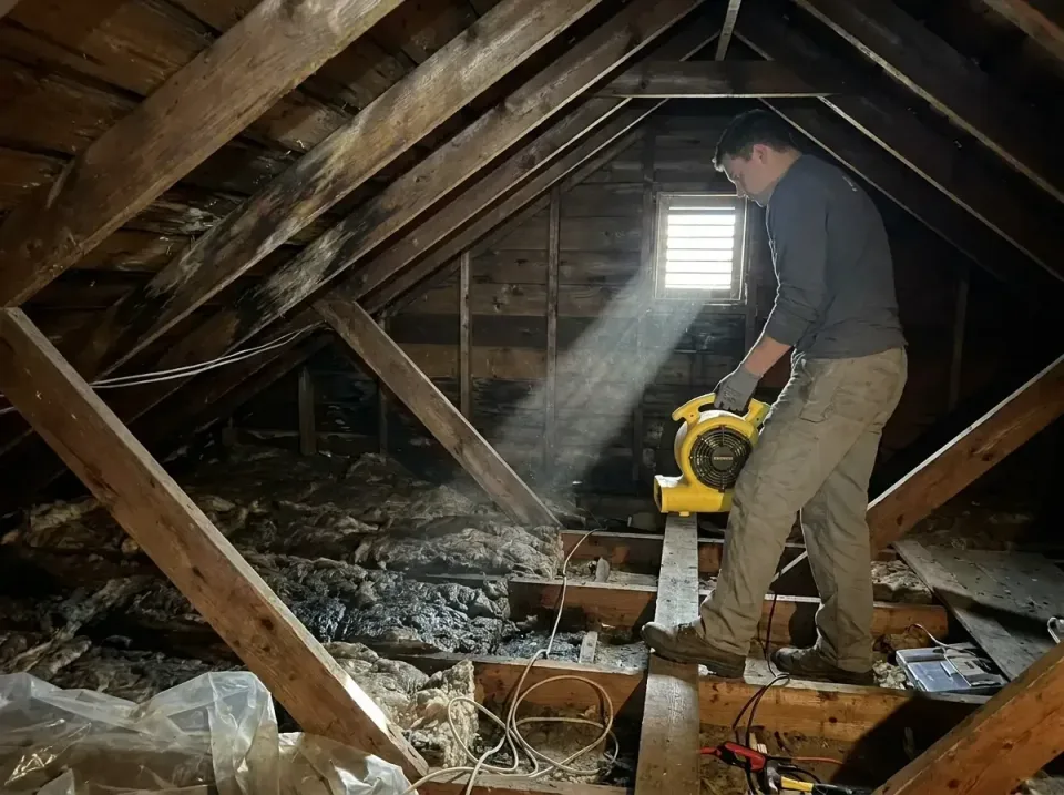 attic-water-damage-drying-proc-007 — frequently asked questions, Emergency Water Extraction & 24/7 Flood Response in Tuskege…